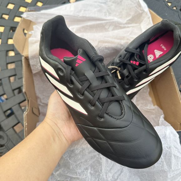 Adidas Copa Pure.3 FG Black Metallic Pink Men\'s Soccer Cleats HQ8942 main image 5
